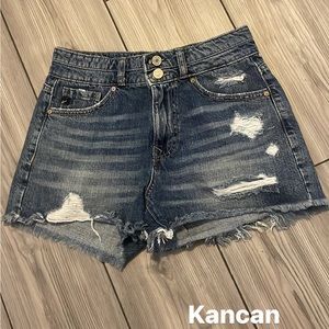 Kancan denim shorts